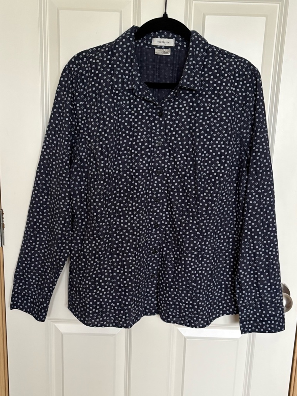 Van Heusen Navy Dot Button-Up Blazer